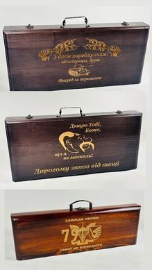 Гравировка на кейсе из фанеры