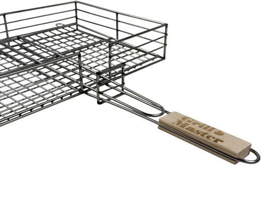 Решітка для гриля з нержавіючої сталі посилена, велика (40х30) GrillMaster