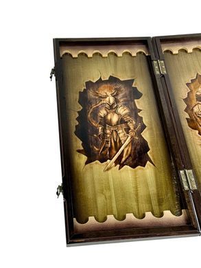 Нарды ручной работы РЫЦАРЬ (60х60 см) + чехол